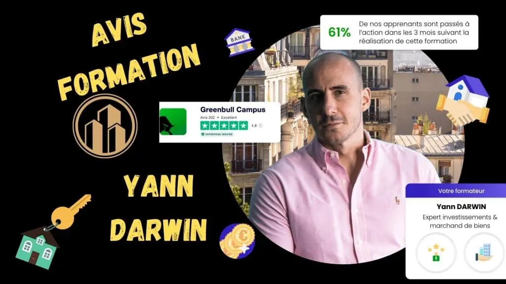 investissement immobilier yann darwin avis sur la formation créer et développer son entreprise à prépondérance immobilière
